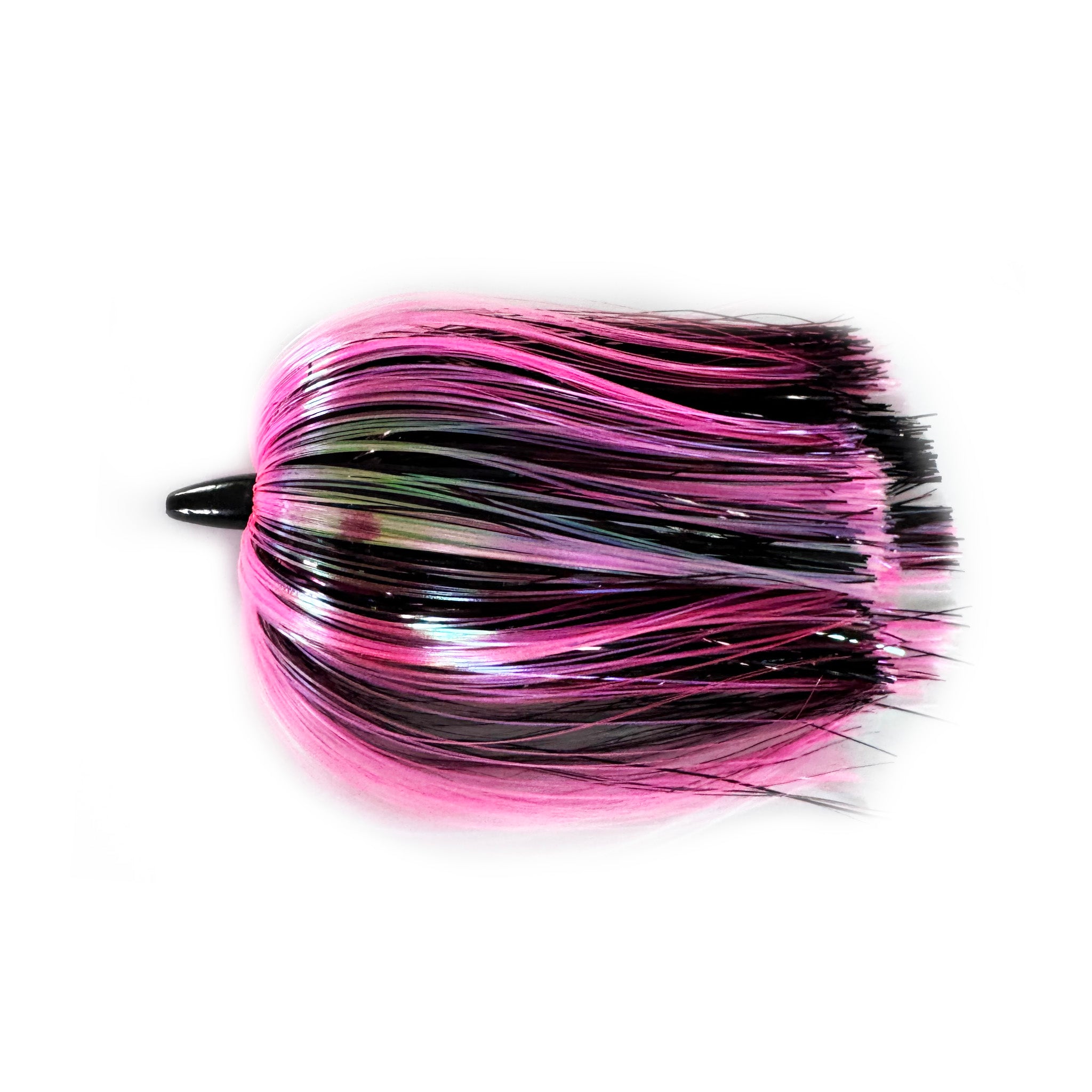 Midnight Pulse offshore flash trolling lure with pink and black flash for mahi tuna and wahoo